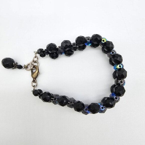 Women's Beaded Bracelet Black, One Size - Picture 9 of 12